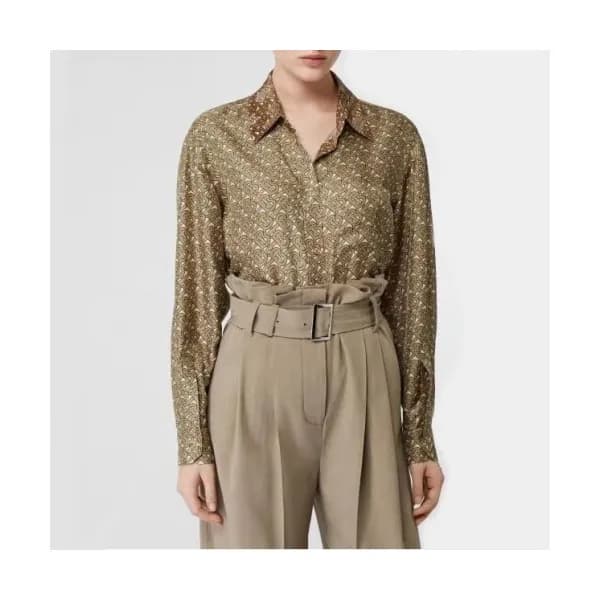 [버버리]Burberry 2020 Womens Classic Silk Check Tshir… - 1