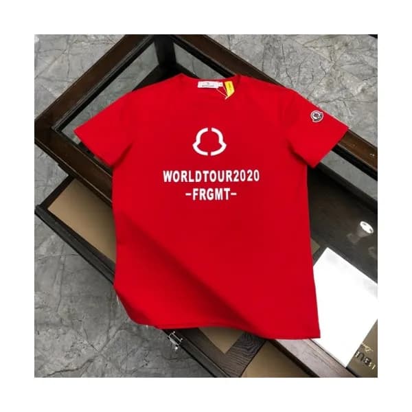 [매장판]Moncler 2020 Mens Logo Silket Crew-neck Short… - 1