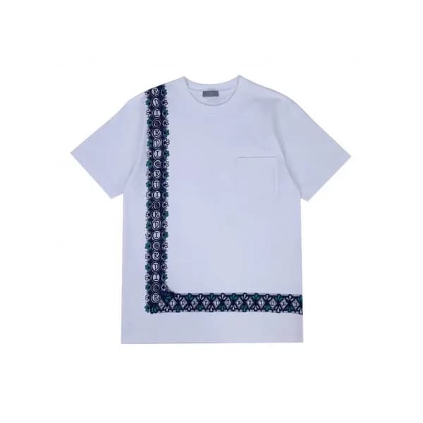 [디올]Dior 2020 Mens Casual Crew-neck Short Sleeved … - 1