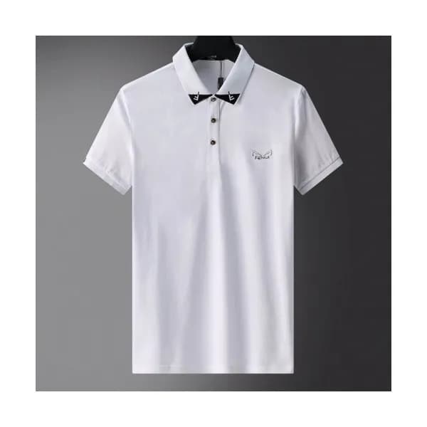 [펜디]Fendi 2020 Mens Logo Casual Short Sleeved Polo… - 1