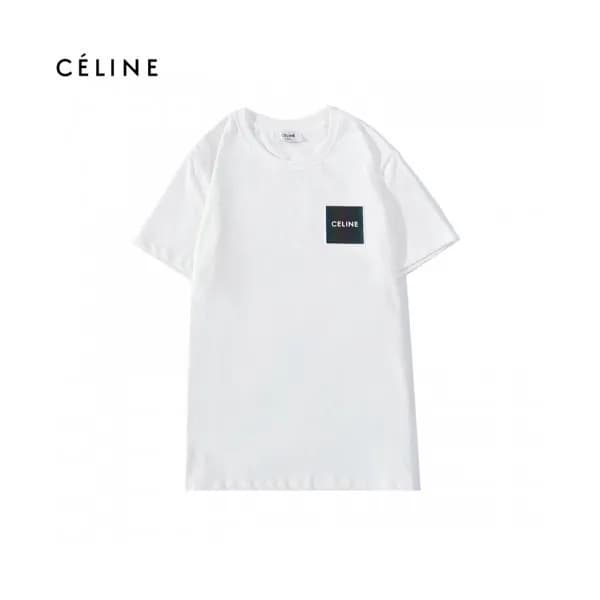 Celine Unisex Hedi Slimane Tshirts - 셀린느 남/녀 반팔티 C… - 1