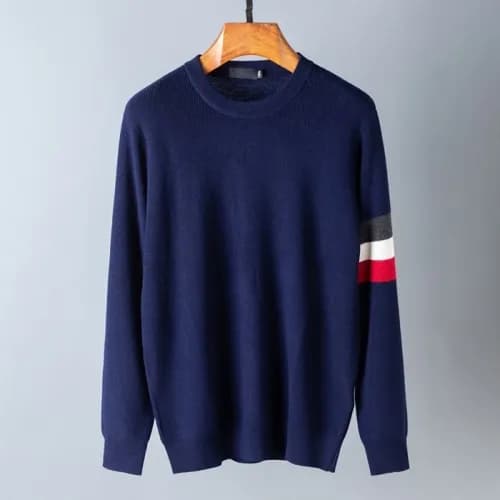 Moncler 2020 Mens Retro Logo Crew-neck Sweaters - … - 1