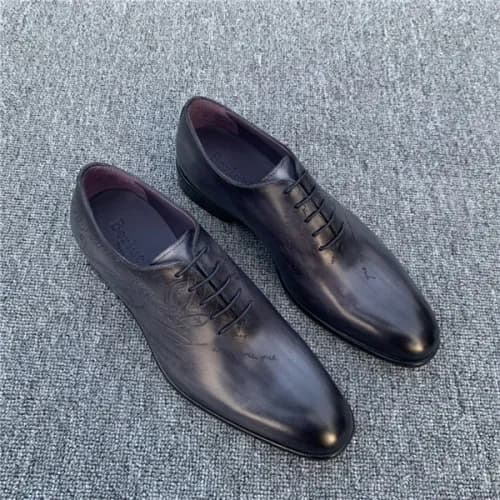 Berluti 2020 Men's Leather Oxford Shoes - 벨루티 … - 1