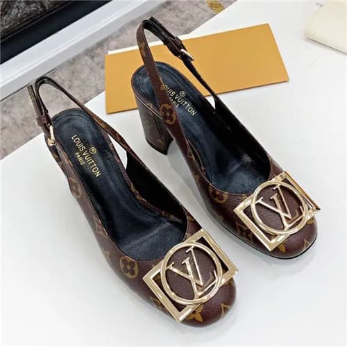 Louis Vuitton 2021 Women's Leather High Heel S… - 1