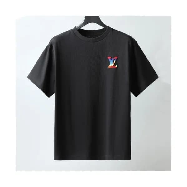 Louis vuitton Mm/Wm Logo Short Sleeved Tshirts Bl… - 1