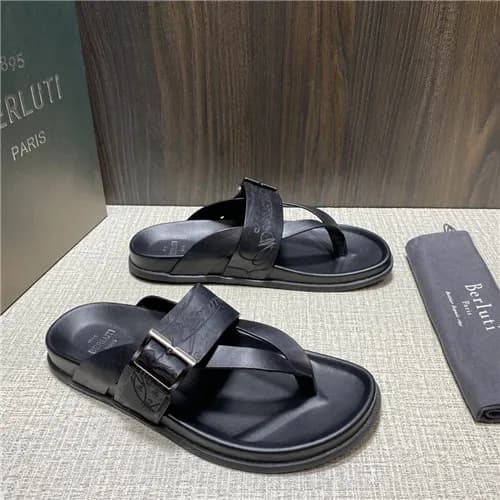 Berluti 2021 Men's Leather Mule,BERTS0235 - 벨루… - 1
