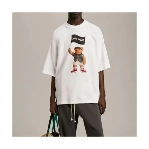 Palm Angels Mm/Wm Logo Cotton Short Sleeved Tshir… - 1