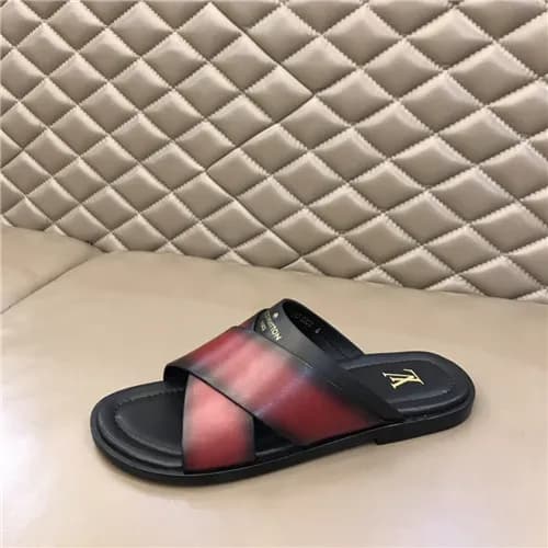 Louis Vuitton 2021 Men's Leather Slipper,LOUS2… - 1