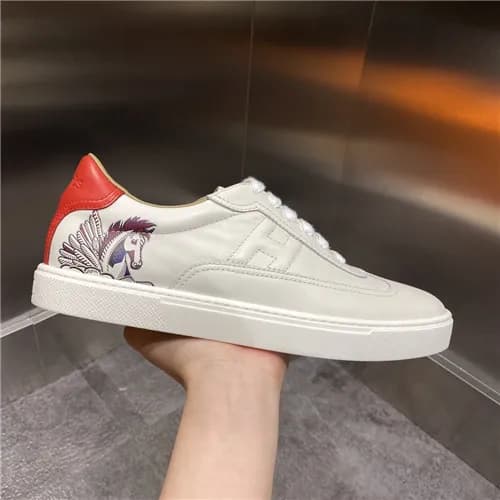 Hermes 2021 Men's Leather Sneakers,HERS0486 - … - 1