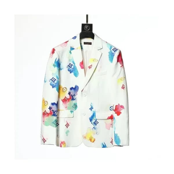 Louis vuitton Mens Logo Suit Jackets Blue - 루이비통 … - 1
