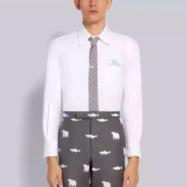 Thom Browne Mens Dress Shirts - 톰브라운 남성 클래식 셔츠 - t… - 1