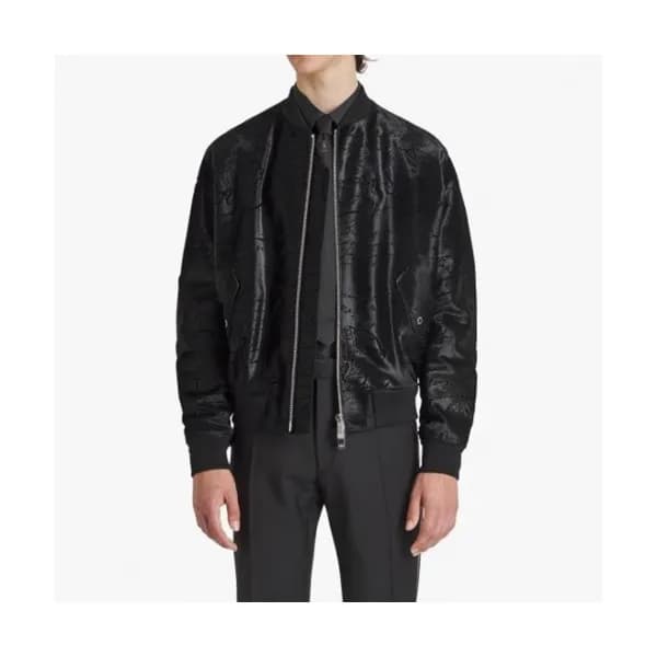 Berluti Mens Casual Leather Jackets Black - 벨루티 2… - 1