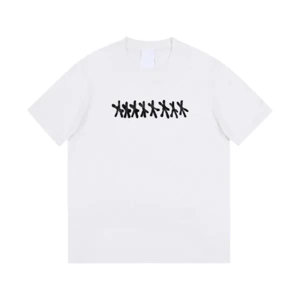 지방시 남자 크루넥 화이트 반팔티 - Unisex White Tshirts - giv060… - 1