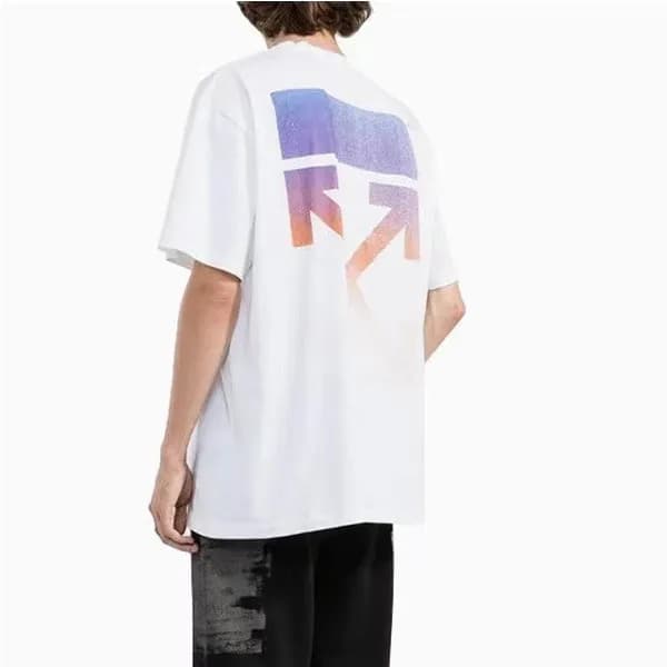 오프화이트 남성 모던 화이트 반팔티 - Mens White Tshirts - off0828… - 1