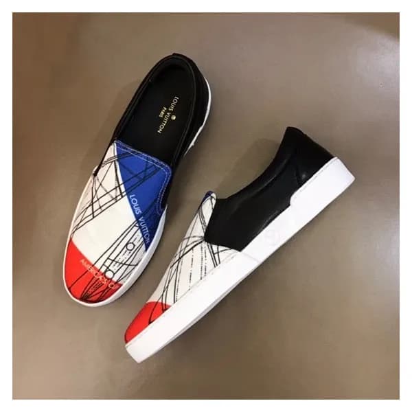 루이비통 남성 모노그램 블랙 로퍼 - Mens Black Loafer - lou04970x - 1