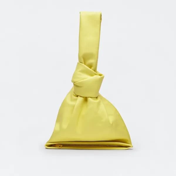 보테가 남/녀 옐로우 토트백 - Unisex Yellow Tote Bag - bv0399x - 1