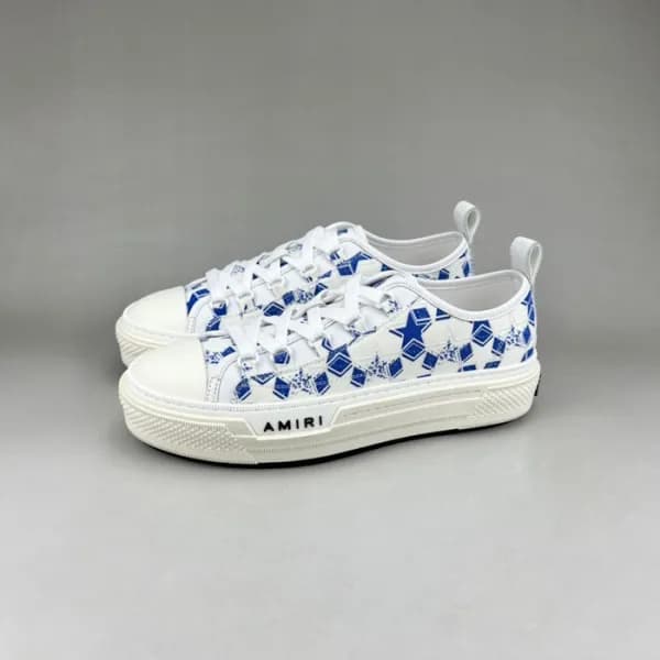 아미리 남/녀 블루 스니커즈 - Amiri Unisex Blue Sneakers - ami… - 1