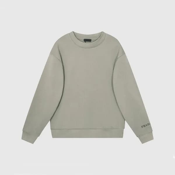 프라다 남성 크루넥 그린 맨투맨 - Prada Mens Green Tshirts - pr1… - 1