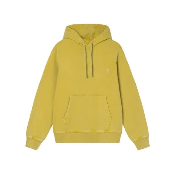 스터시 남성 옐로우 후드티 - Stussy Mens Yellow Hoodie - stu03… - 1