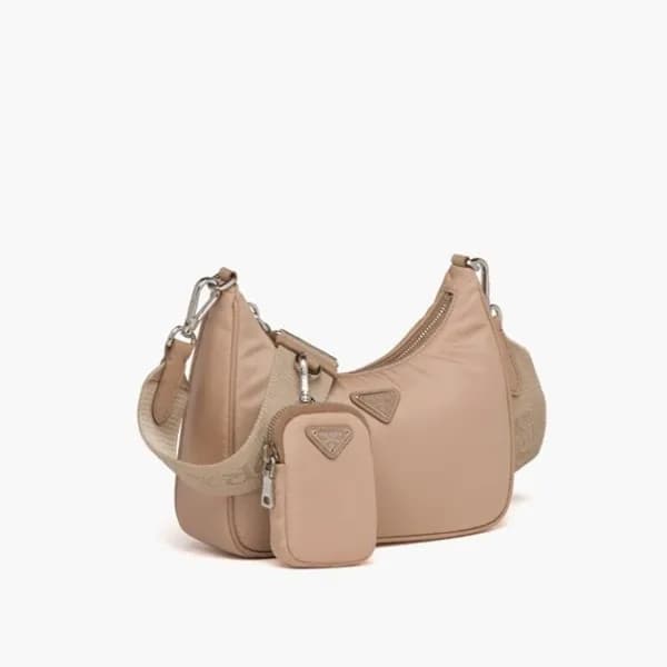프라다 여성 베이지 호보백 - Prada Womens Beige Hobo Bag - pr1… - 1