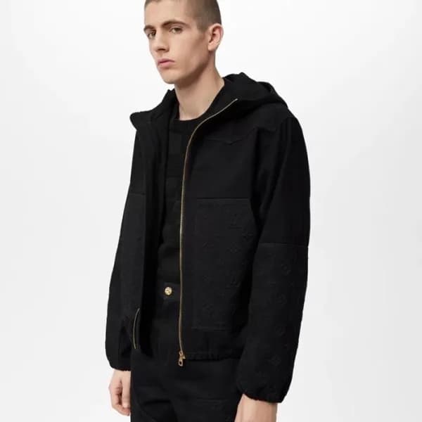 루이비통 남성 캐쥬얼 블랙 트레이닝복 - Louis vuitton Mens Black Tr… - 1