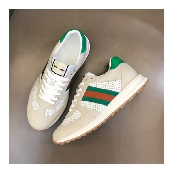 구찌 남성 베이지 스니커즈 - Gucci Mens Beige Sneakers- gu322X - 1