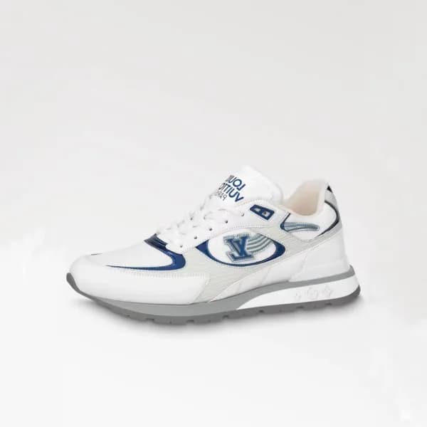 루이비통 남성 화이트 스니커즈 - Louis vuitton Mens White Sneake… - 1