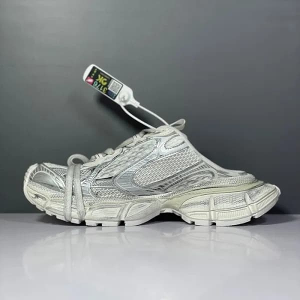 발렌시아가 남/녀 실버 블로퍼 - Balenciaga Unisex Silver Bloppe… - 1