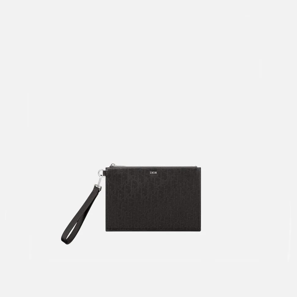 디올 남성 A5 파우치 H03E 【매장-130만원대】 - Dior Mens Black Cl… - 1