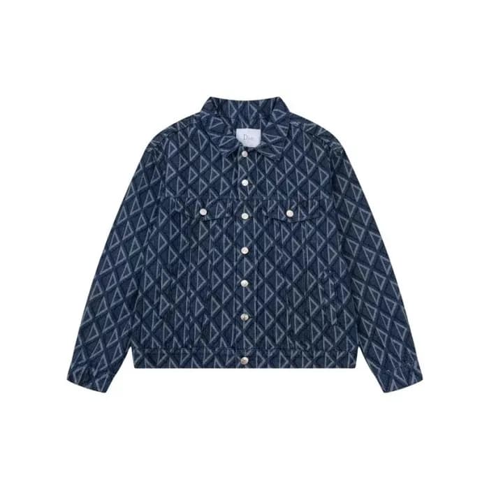 디올 남성 네이비 데님 자켓 - Dior Mens Navy Jackets - di782x - 1
