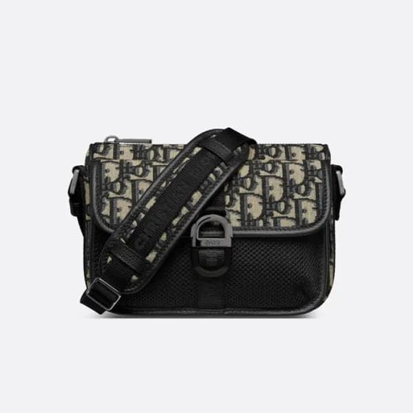 디올 남성 오블리크 사파리 메신저 백 - Dior Mens Black Cross Bag -… - 1
