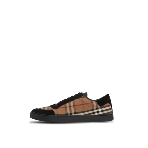 버버리 남성 카멜 스니커즈 - Burberry Mens Camel Sneakers - sh… - 1
