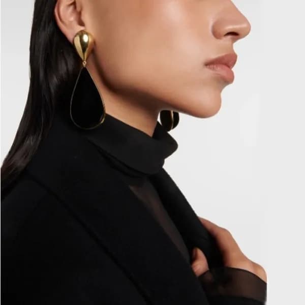 입생로랑 여성 골드 이어링 - Saint Laurent Womens Gold Earring… - 1