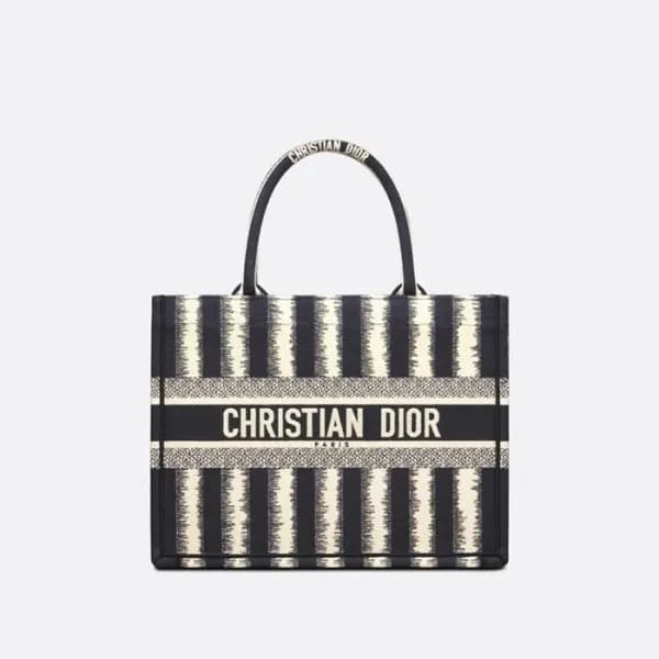 디올 여성 블랙 북토트 - Dior Womens Black Book Tote - dib66… - 1