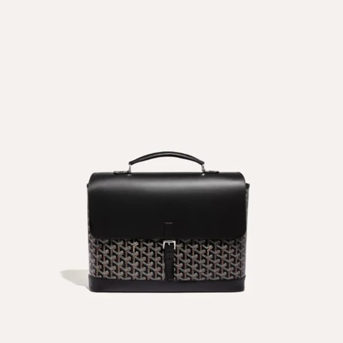 고야드 남성 블랙 시타당 토트백 PM - Goyard Mens Citadin Tote Ba… - 1