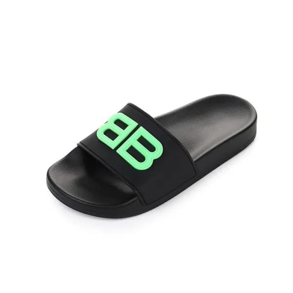 발렌시아가 남/녀 블랙 슬리퍼 - Balenciaga Unisex Black Slipper… - 1
