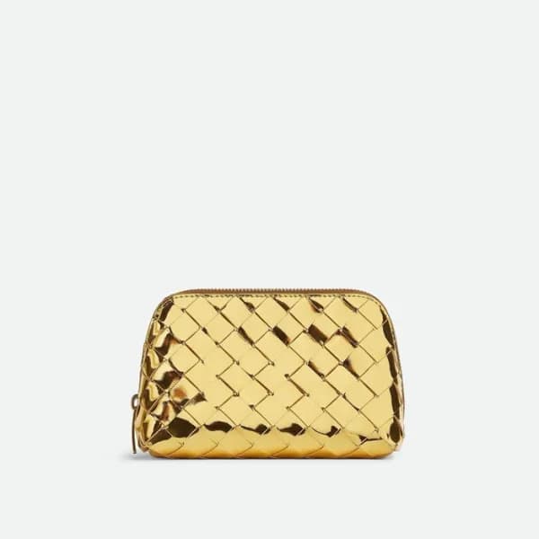 보테가 베네타 여성 골드 파우치 - Bottega Veneta Womens Gold Pou… - 1