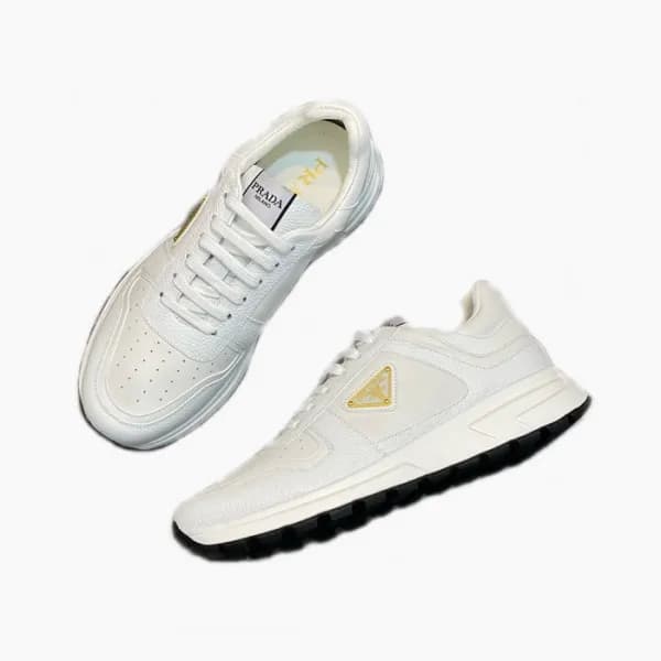 프라다 남성 화이트 스니커즈 - Prada Mens White Sneakers - prs8… - 1