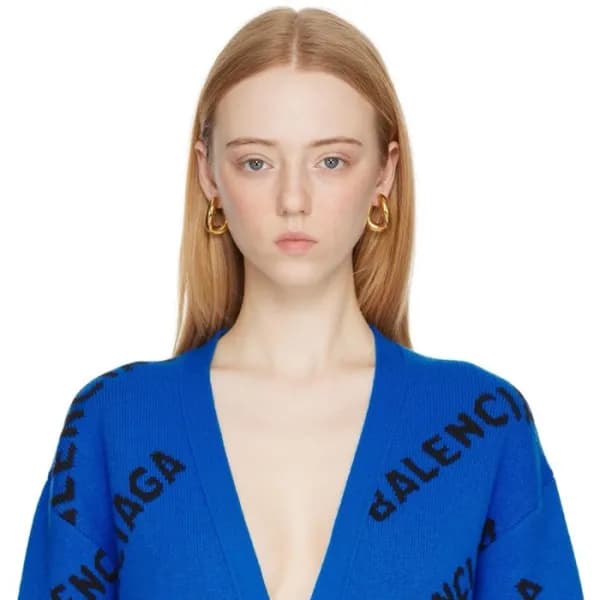 발렌시아가 여성 골드 이어링 - Balenciaga Womens Gold Earring -… - 1