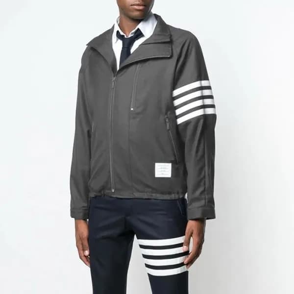 톰브라운 남성 그레이 자켓 - Thom Browne Mens Gray Jackets - t… - 1