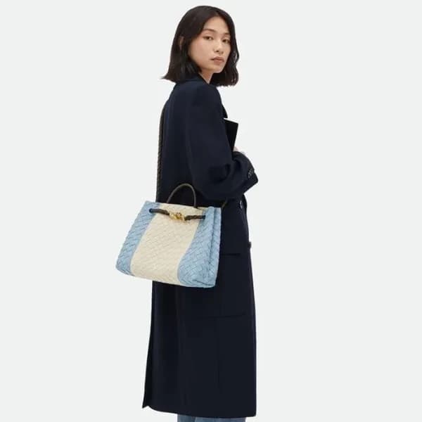 보테가베네타 여성 투톤 안디아모 - Bottega Veneta Womens Andiamo … - 1