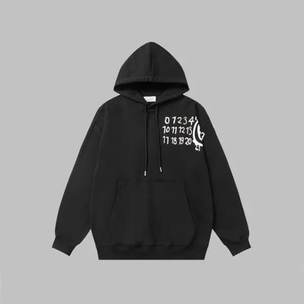 메종 마르지엘라 남성 베이직 후드티 - Maison margiela Mens Basic H… - 1