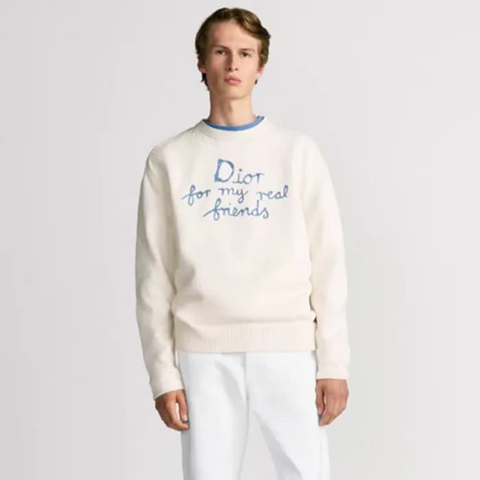 디올 남성 라운드 스웨터 - Dior Mens Round Sweater - dic5555x - 1
