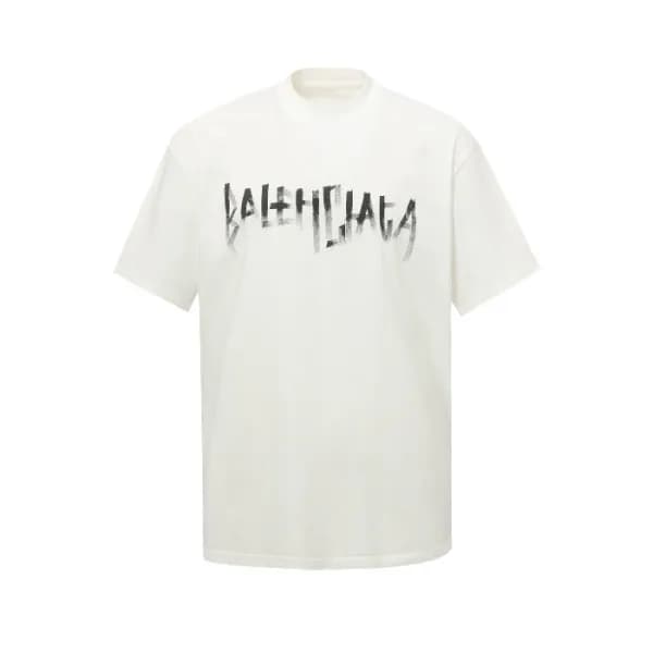 발렌시아가 남성 라운드 반팔 티셔츠 - Balenciaga Mens Round Tshirt… - 1
