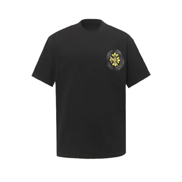 크롬하츠 남성 라운드 반팔티 - Chrom Hearts Mens Round Tshirt -… - 1