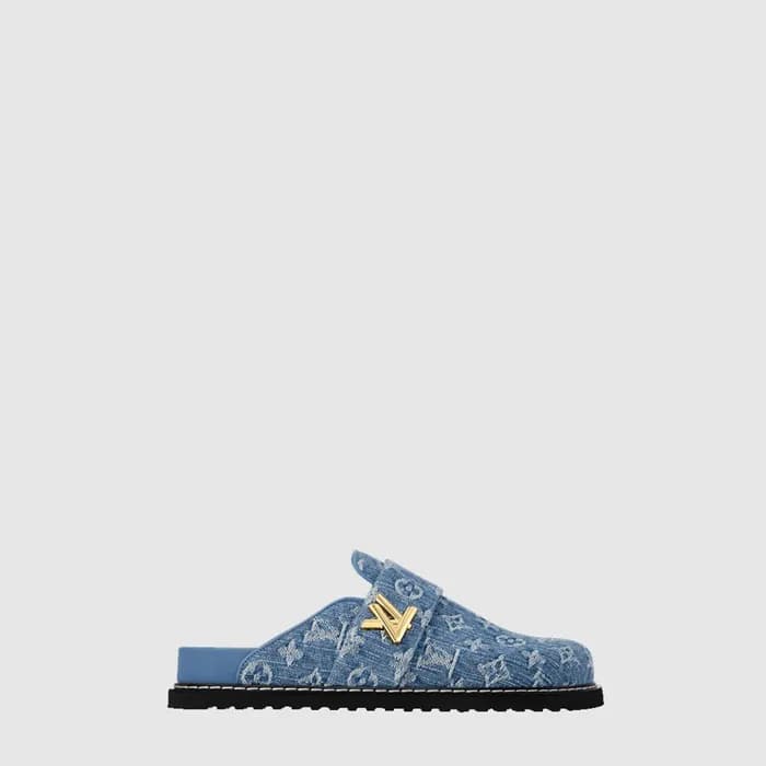 루이비통 남성 LV 코지 플랫 컴포트 클로그 - Louis vuitton Mens LV C… - 1