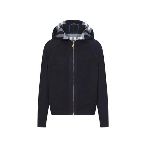 버버리 남성 양면 후드티 - Burberry Mens Reversible Hoodie - … - 1