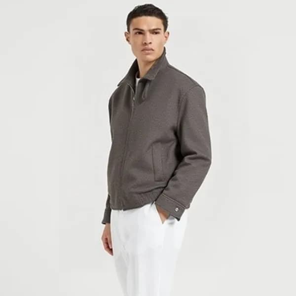 브루넬로쿠치넬리 남성 베이직 재킷 - Brunello Cucinelli Mens Basic… - 1