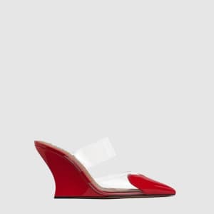 알라이아 여성 르 쾨르 웨지 뮬 - Alaia Womens LE CŒUR Wedge Mul…