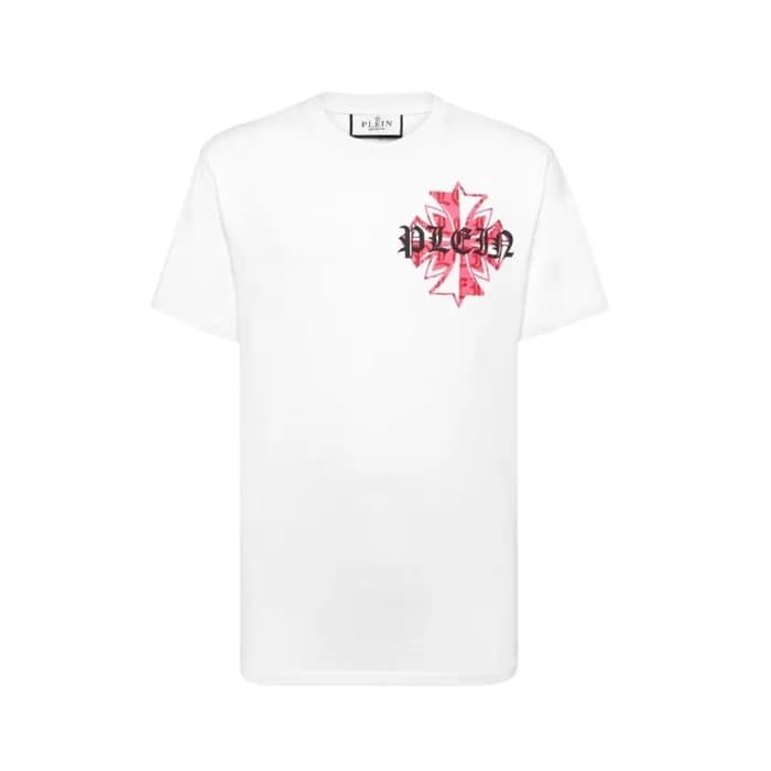 필립플레인 남성 라운드 반팔티 - Philipp-plein Mens Round Tshirt… - 1